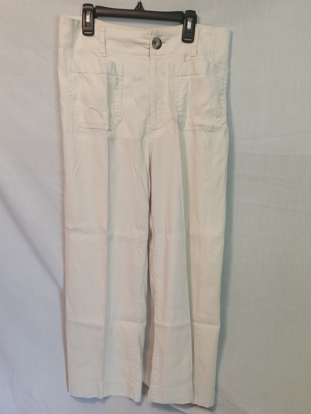 Anthropologie Straight Leg Pants in Cream